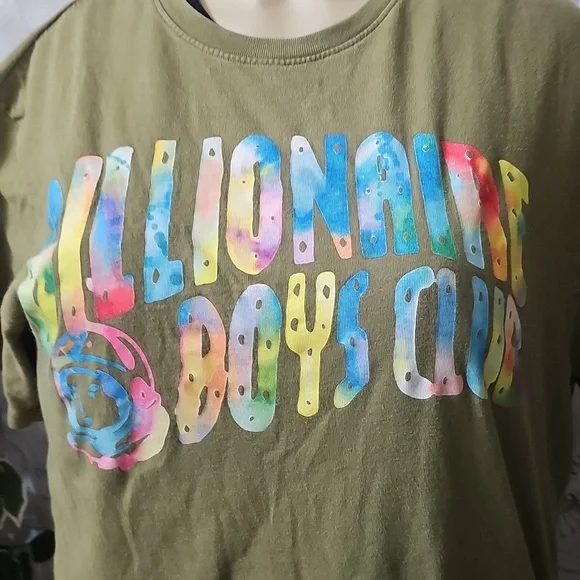 Billionaire Boys Club Olive Cotton Tee XL - Picture 2 of 12
